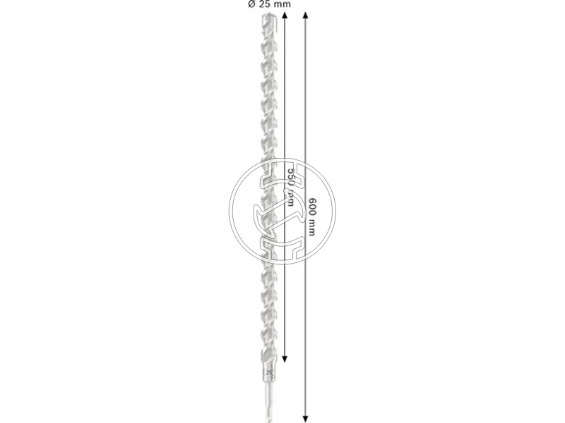 Kép: Bosch PRO SDS plus-5X sds-plus negyelu furoszar 25 x 550 x 600 mm_2.webp