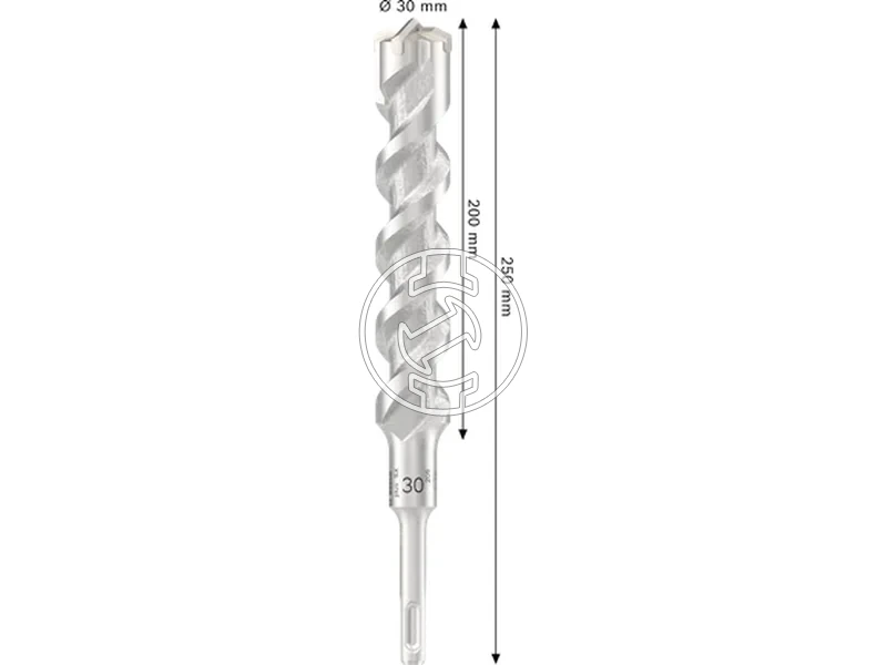 Kép: Bosch PRO SDS plus-5X sds-plus negyelu furoszar 30 x 200 x 250 mm_2.webp