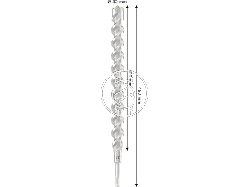 Kép: Bosch PRO SDS plus-5X sds-plus negyelu furoszar 32 x 400 x 450 mm_2.webp