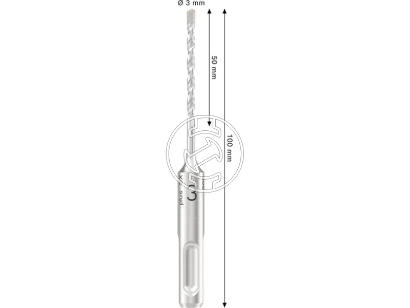 Kép: Bosch PRO SDS plus-5X sds-plus negyelu furoszar 3x50x100mm_2.webp