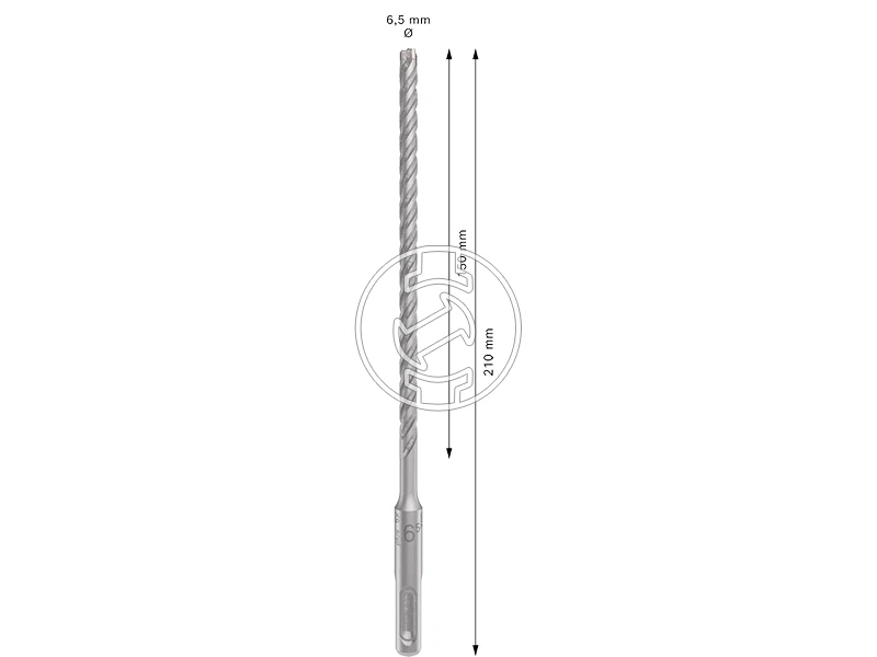Bosch PRO SDS plus-5X sDS-Plus négyélű fúrószár 6,5 x 150 x 210 mm