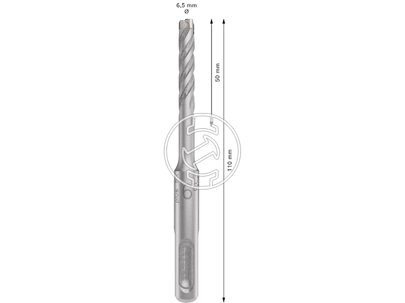 Bosch PRO SDS plus-5X sDS-Plus négyélű fúrószár 6,5 x 50 x 110 mm
