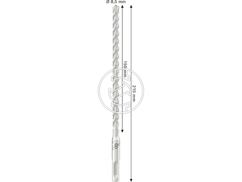 Kép: Bosch PRO SDS plus-5X sds-plus negyelu furoszar 8.5x150x210mm_2.webp