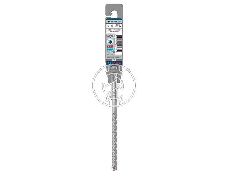 Bosch PRO SDS plus-5X sDS-Plus négyélű fúrószár 9 x 150 x 210 mm