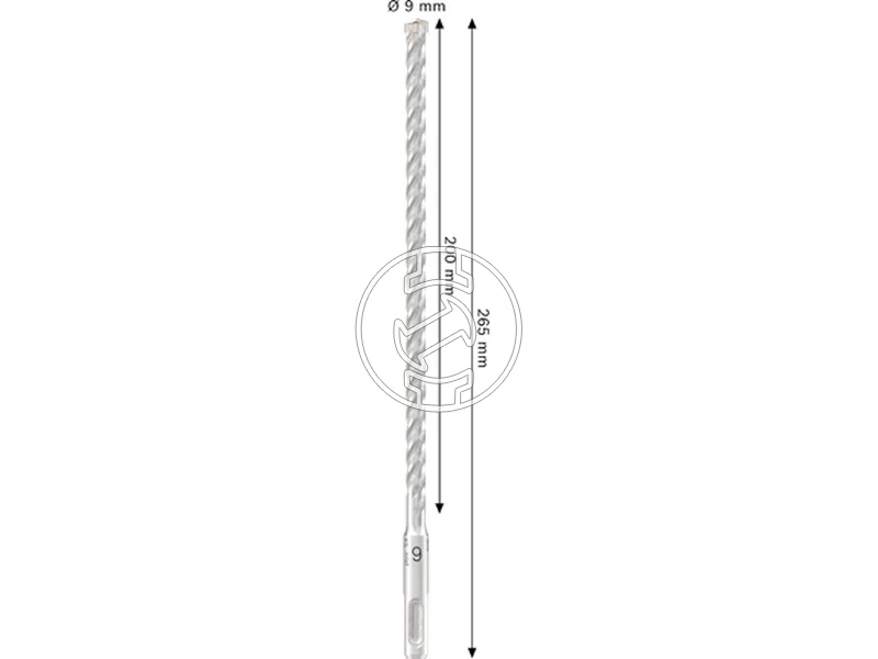 Kép: Bosch PRO SDS plus-5X sds-plus negyelu furoszar 9x200x260mm_2.webp
