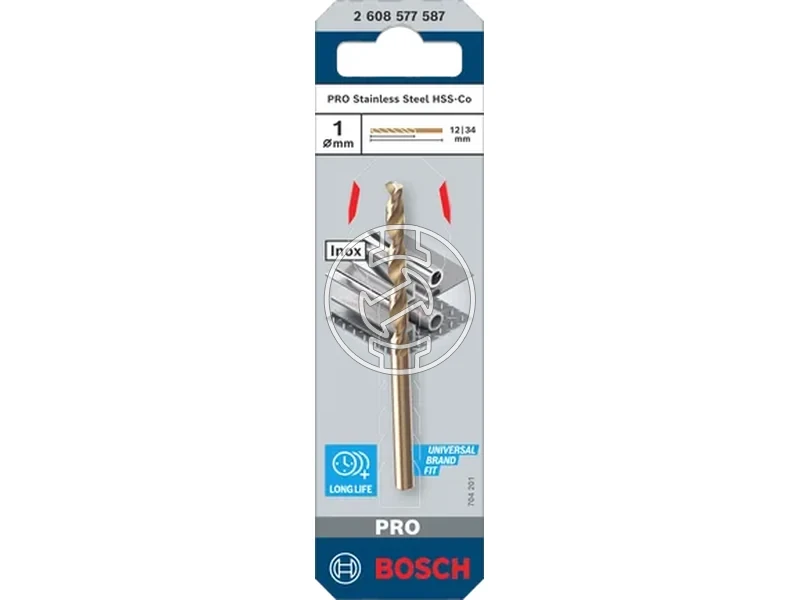 Kép: Bosch PRO Stainless Steel hss co5 femfuro 1 x 12 x 34 mm_1.webp