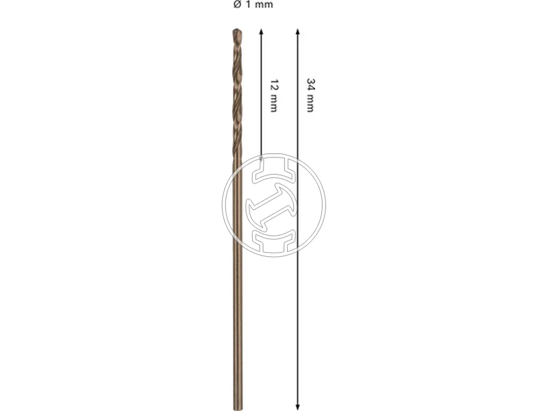 Kép: Bosch PRO Stainless Steel hss co5 femfuro 1 x 12 x 34 mm_2.webp