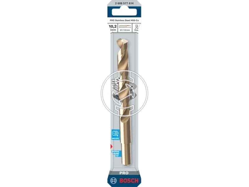 Kép: Bosch PRO Stainless Steel hss co5 femfuro 102 x 87 x 133 mm_1.webp
