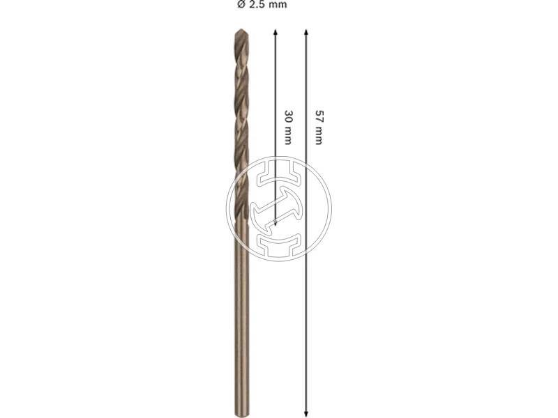 Kép: Bosch PRO Stainless Steel hss co5 femfuro 25 x 30 x 57 mm_2.webp