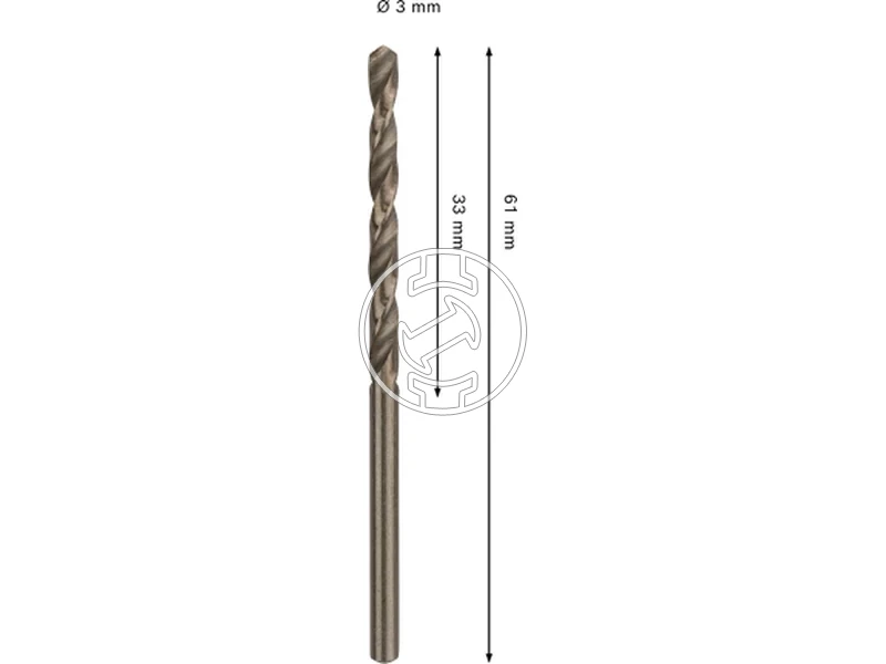 Kép: Bosch PRO Stainless Steel hss co5 femfuro 3 x 33 x 61 mm_2.webp