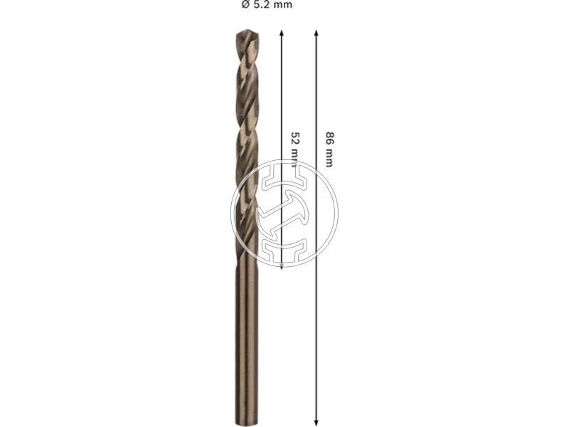 Kép: Bosch PRO Stainless Steel hss co5 femfuro 52 x 52 x 86 mm_2.webp