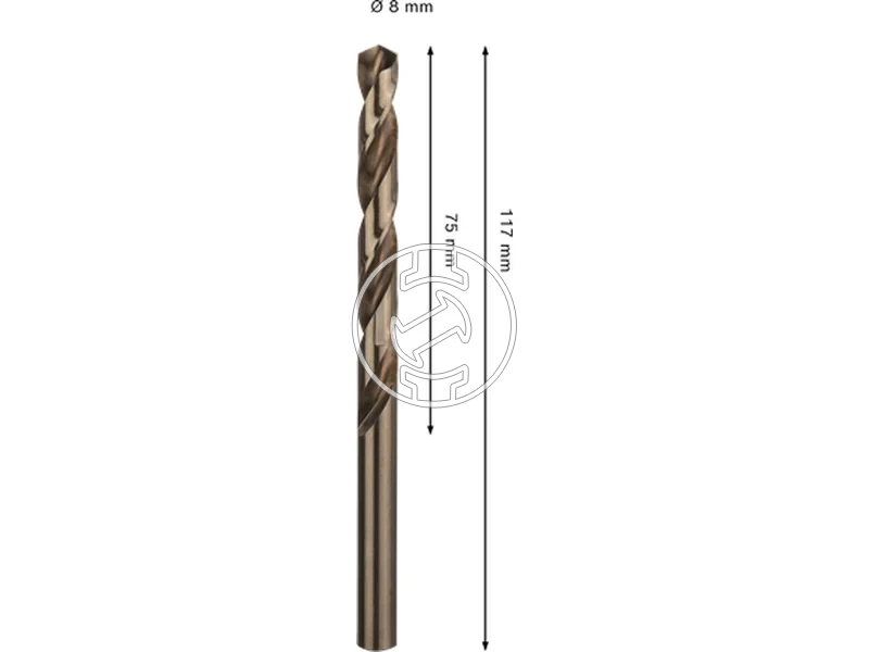 Kép: Bosch PRO Stainless Steel hss co5 femfuro 8 x 75 x 117 mm_2.webp