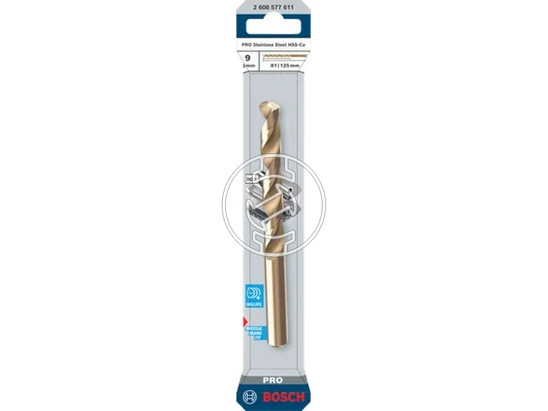 Kép: Bosch PRO Stainless Steel hss co5 femfuro 9 x 81 x 125 mm_1.webp