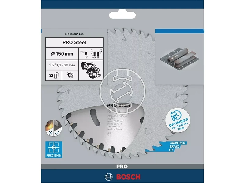 Bosch PRO Steel körfűrészlap 150 x 1,6 x 20 mm