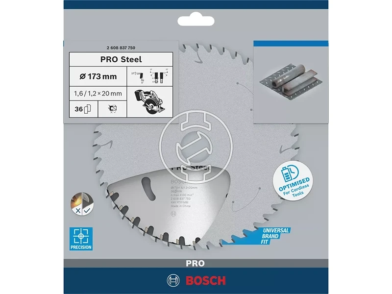 Bosch PRO Steel körfűrészlap 173 x 1,6 x 20 mm