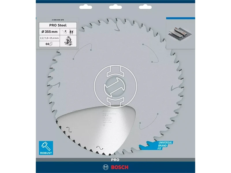 Bosch PRO Steel körfűrészlap 355 x 2,2 x 25,4 mm, T66