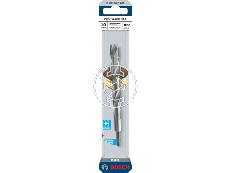 Kép: Bosch PRO Wood bitbefogasu spiralos fafuro 10 x 87 x 133 mm_1.webp