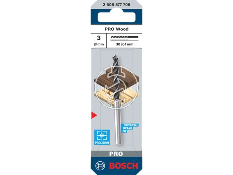 Kép: Bosch PRO Wood fa spiralfuro 3 x 30 x 61 mm_1.webp