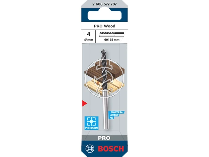 Kép: Bosch PRO Wood fa spiralfuro 4 x 40 x 75 mm_1.webp