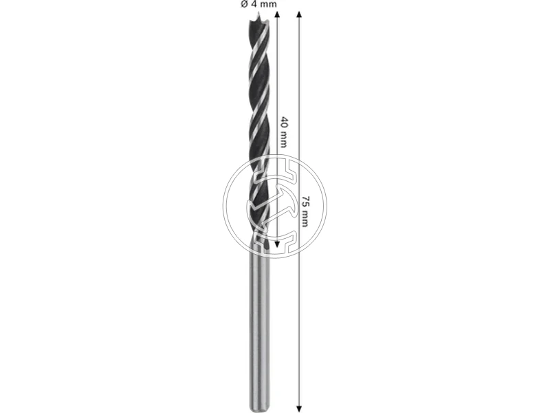 Kép: Bosch PRO Wood fa spiralfuro 4 x 40 x 75 mm_2.webp