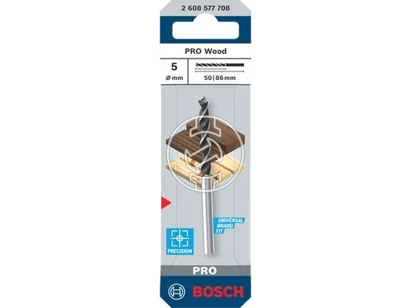 Kép: Bosch PRO Wood fa spiralfuro 5 x 50 x 86 mm_1.webp