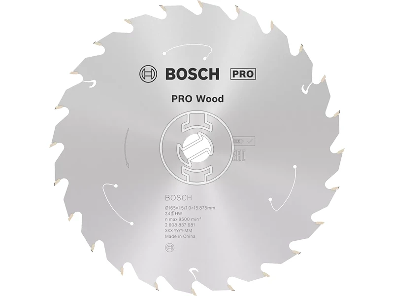 Bosch PRO Wood körfűrészlap 165 x 1,5 x 15,875 mm