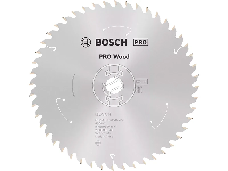 Bosch PRO Wood körfűrészlap 165 x 1,5 x 15,875 mm