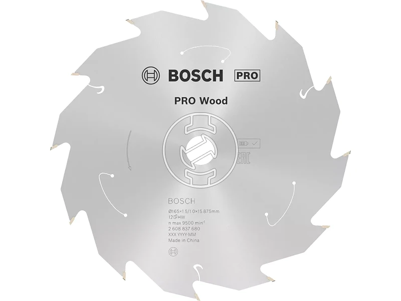 Bosch PRO Wood körfűrészlap 165 x 1,5 x 15,875 mm