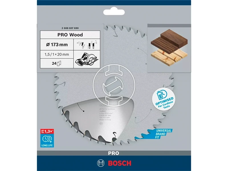 Bosch PRO Wood körfűrészlap 173 x 1,5 x 20 mm