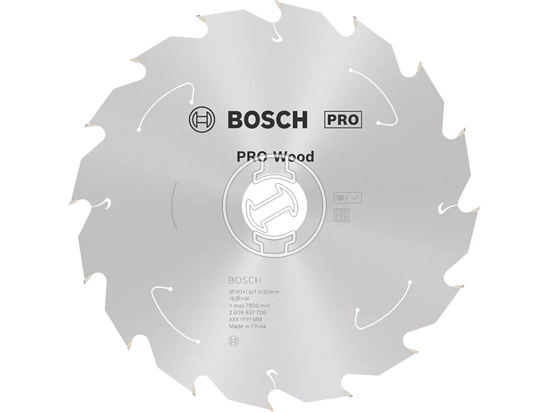 Bosch PRO Wood körfűrészlap 190 x 1,6 x 30 mm