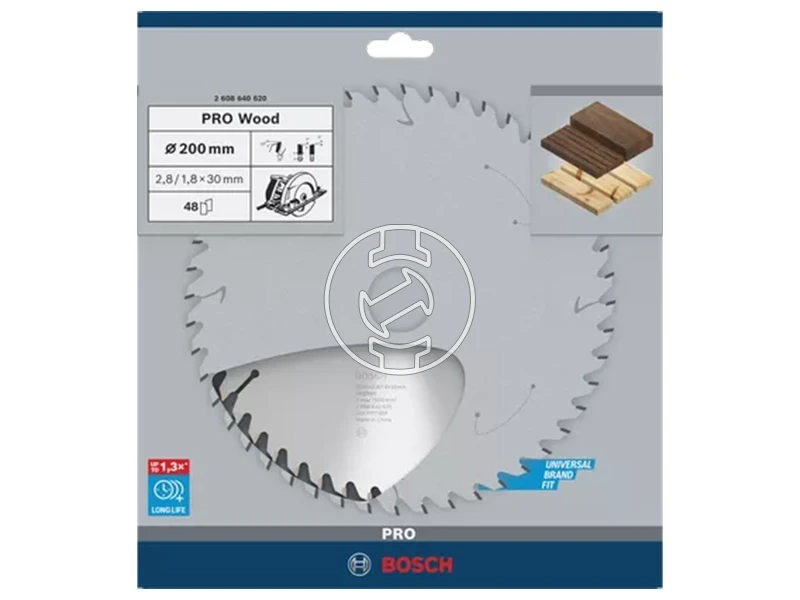 Bosch PRO Wood körfűrészlap 200 x 2,8 x 30 mm