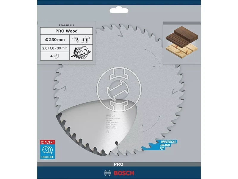 Bosch PRO Wood körfűrészlap 230 x 2,8 x 30 mm