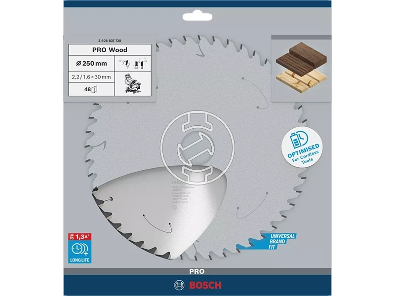Bosch PRO Wood körfűrészlap 250 x 2,2 x 30 mm