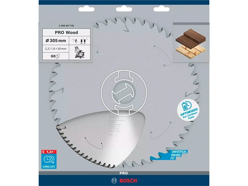 Bosch PRO Wood körfűrészlap 305 x 2,2 x 30 mm