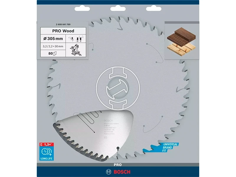 Bosch PRO Wood körfűrészlap 305 x 3,2 x 30 mm