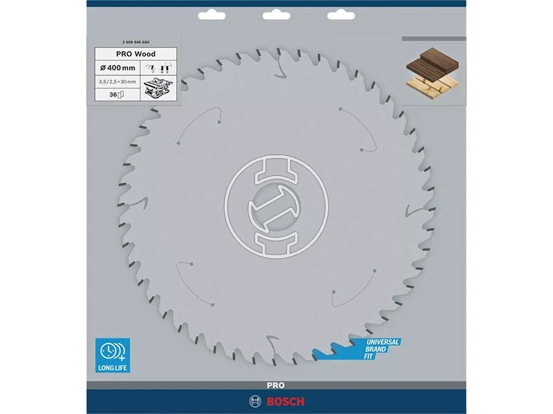 Bosch PRO Wood körfűrészlap 400 x 3,5 x 30 mm