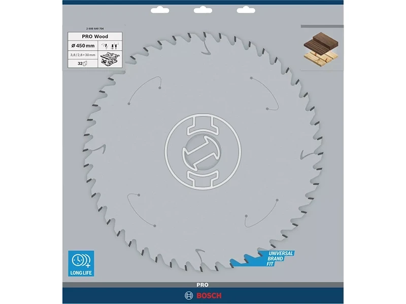 Bosch PRO Wood körfűrészlap 450 x 3,8 x 30 mm
