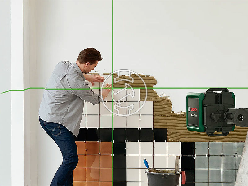 Bosch Quigo Green vonallézer + Állvány