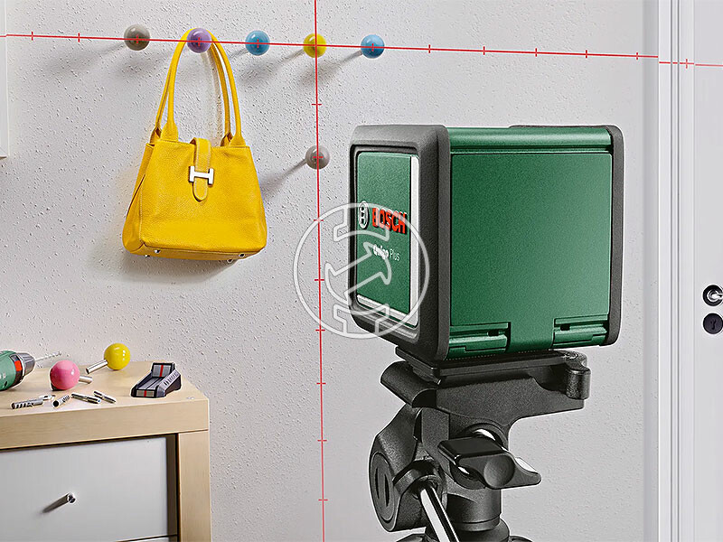 Bosch Quigo Plus vonallézer + Állvány