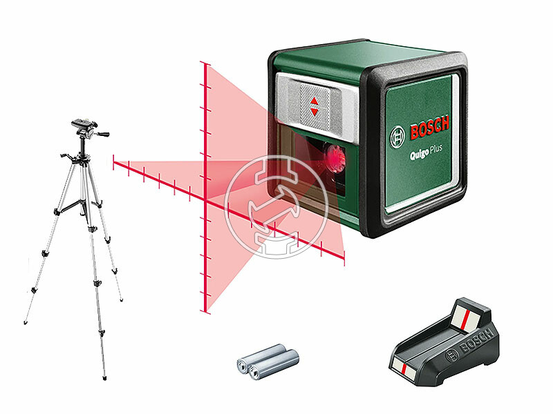 Bosch Quigo Plus vonallézer + Állvány