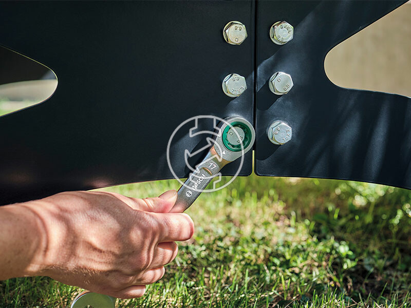 Bosch racsnis csillag-villáskulcs készlet 8 részes