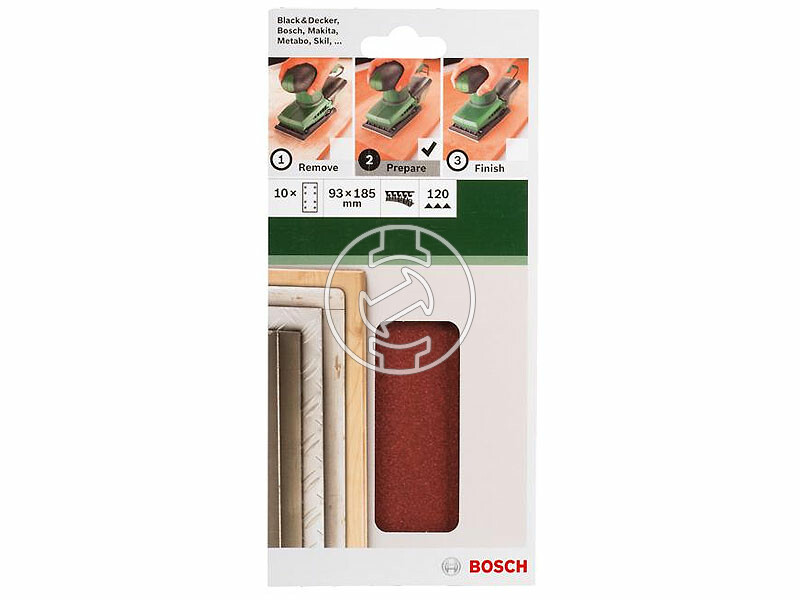 Bosch rezgőcsiszoló papír 93x185mm G120
