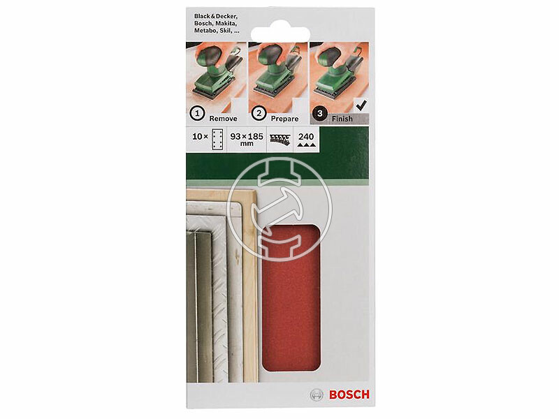 Bosch rezgőcsiszoló papír 93x185mm G240