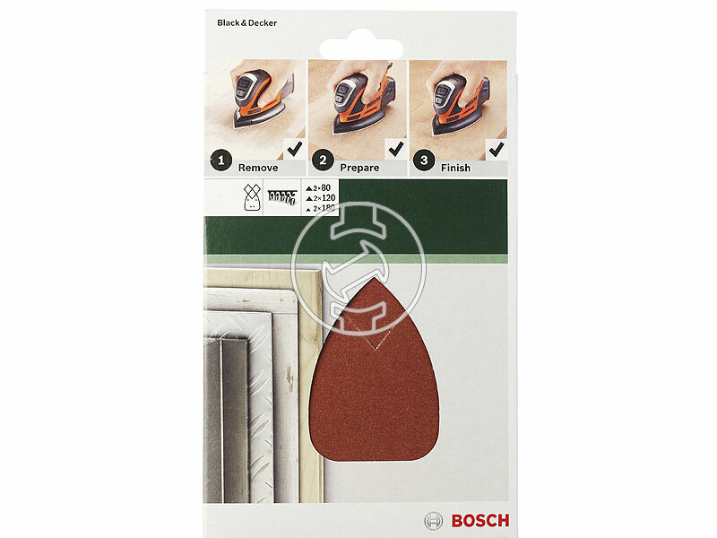 Bosch rezgőcsiszoló papír 95x135mm G80