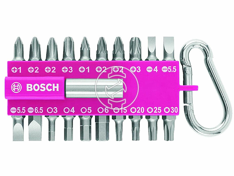 Bosch rózsaszín 21db-os bit készlet