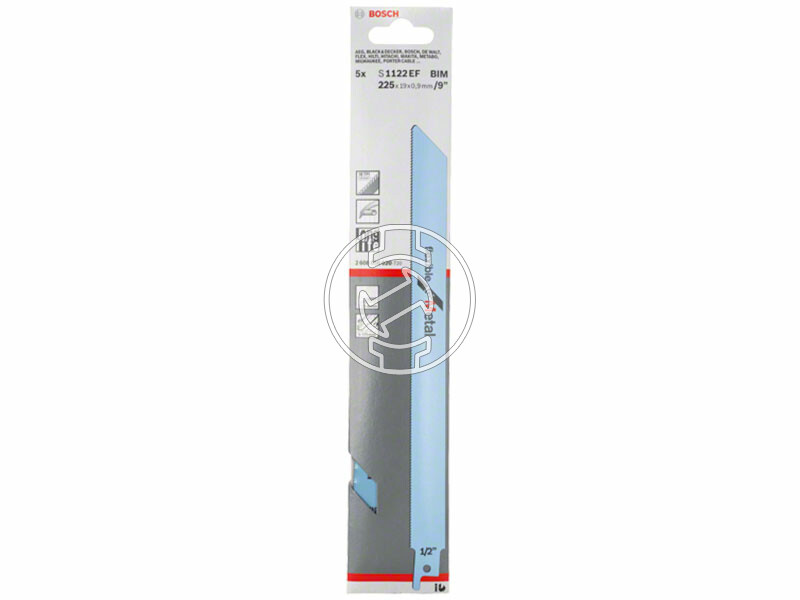 Bosch S 1122 EF Flexible for Metal 225x19x0,9 mm orrfűrészlap 5 db
