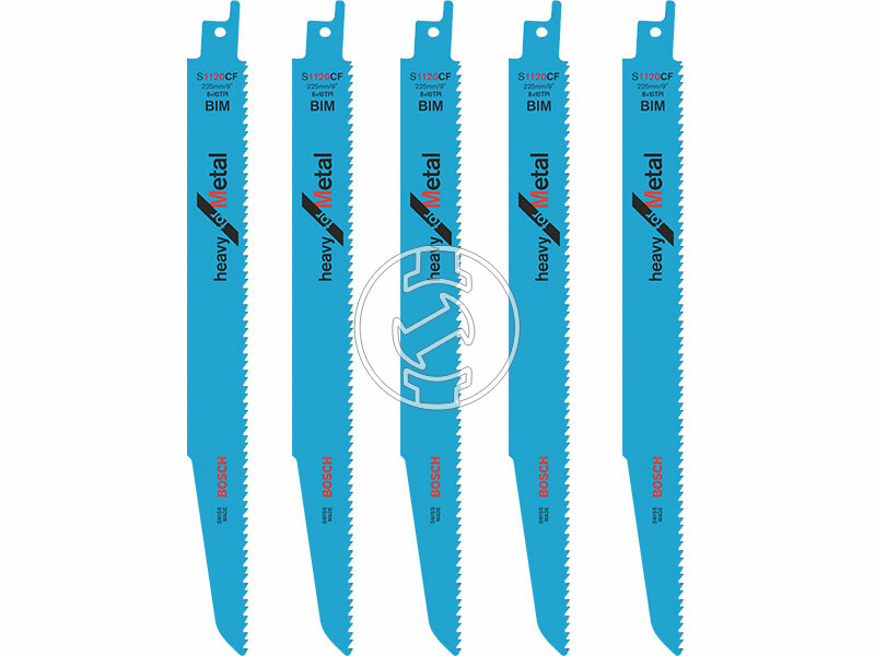 Bosch S 1225 VF Heavy for Metal 225x22x1,6 mm orrfűrészlap 5 db