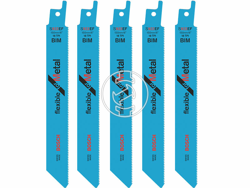 Bosch S 922 EF Flexible for Metal 150x19x0,9 mm orrfűrészlap 5 db