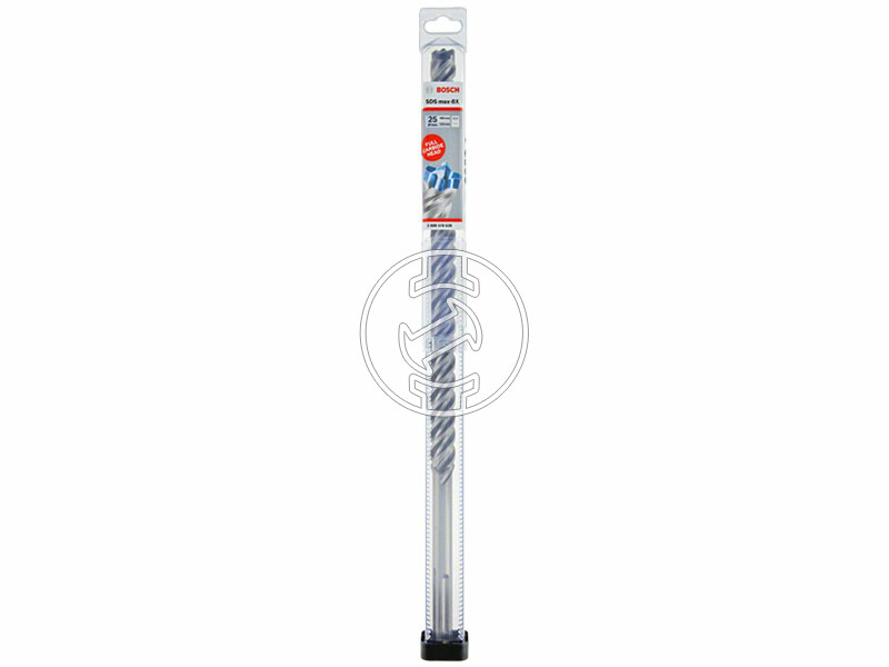 Bosch SDS Max-8X ø 25 x 400 x 520 mm SDS-Max négyélű fúrószár
