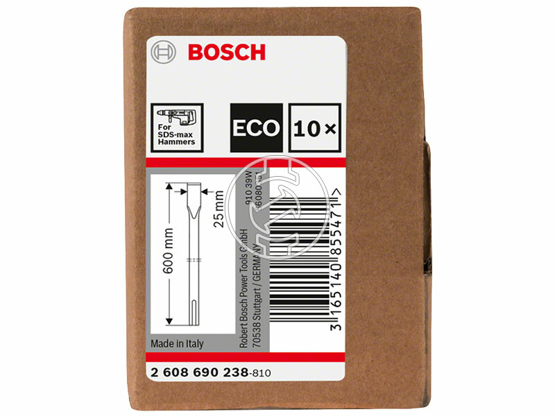 Bosch SDS Max ECO 600 mm lapos vésőszár 10 db